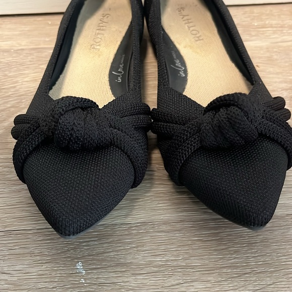 ROTHY'S The Knot Point II, Black, Size 7.5 - Picture 5 of 12